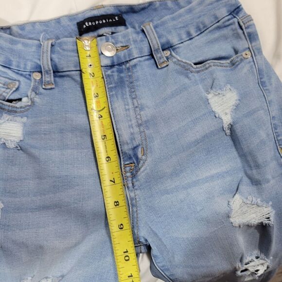 Aeropostale high-rise curvy jeggings sz 8 - Picture 9 of 9